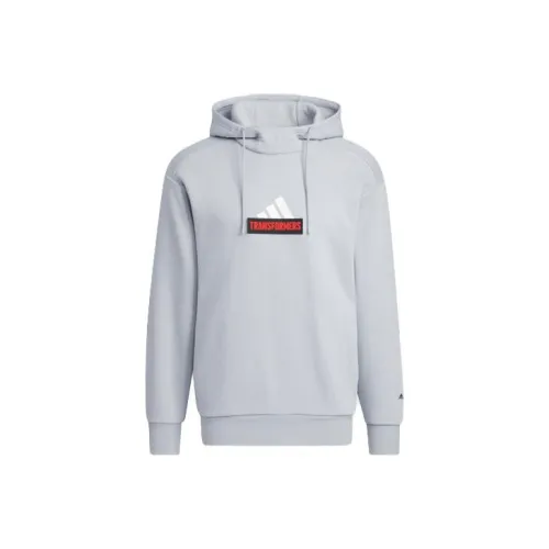 Adidas X Transformers Co Брендированная Серия Толстовка Унисекс Light Silver