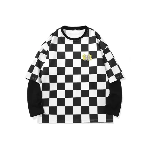 TVX Черно-белая клетка Унисекс Свитшоты