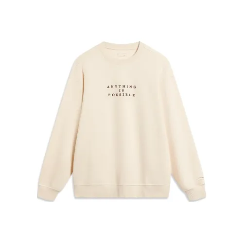 LINING Sports Life Collection Толстовка Мужская Ледяной Белый