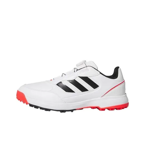 Adidas Response 3 Устойчивая к истиранию Противоскользящая Низкий Топ Обувь для гольфа Мужская Белая