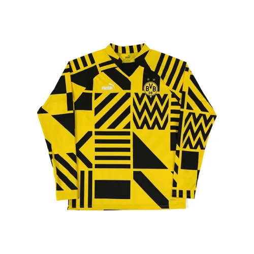 PUMA BVB Свитшот Мужской Желтый