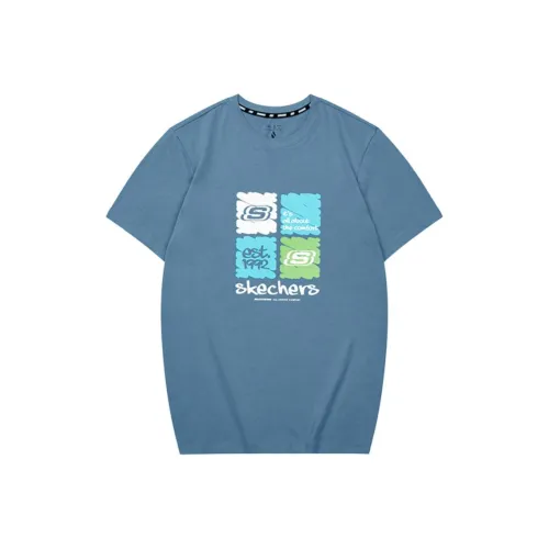 Skechers T-Shirt Унисекс Crown Blue