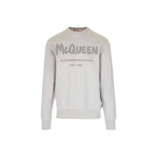 Alexander McQueen Серый мужские свитшоты