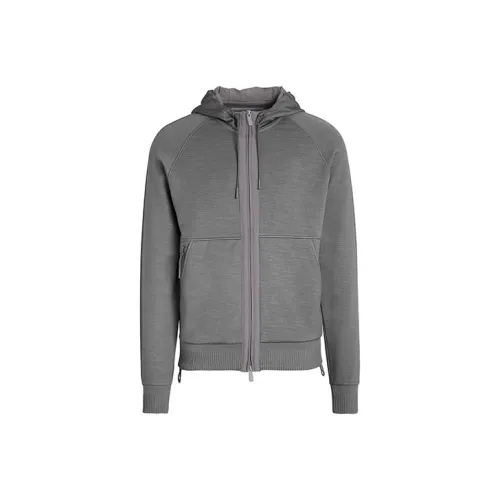 Ermenegildo Zegna Серый Мужской Свитшот