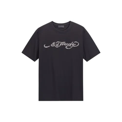 Ed Hardy Черные Мужские T-Рубашки