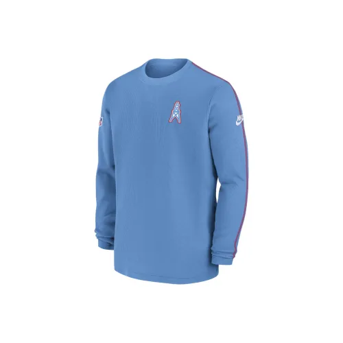 nike NFL Tennessee Titans COACH T Рубашка Мужская Светло-Синяя