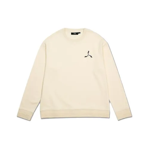 LI NING 1990 Classic Collection Светлый Античный Желтый Мужской Свитшот