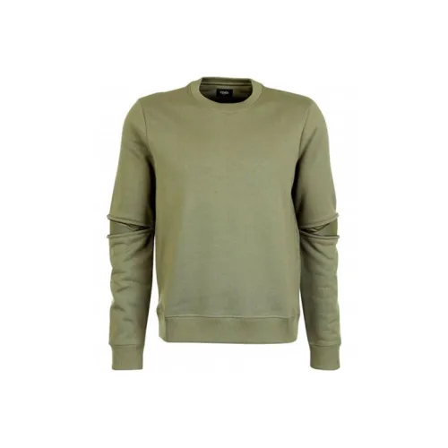FENDI Зеленый Мужской Свитшот