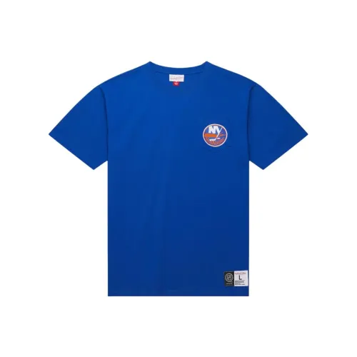 MITCHELL NESS Royal New York Islanders Premium Pocket T-Shirt Men's Royal Blue MITCHELL NESS Royal New York Islanders Премиум Карманная футболка Мужская Королевский синий