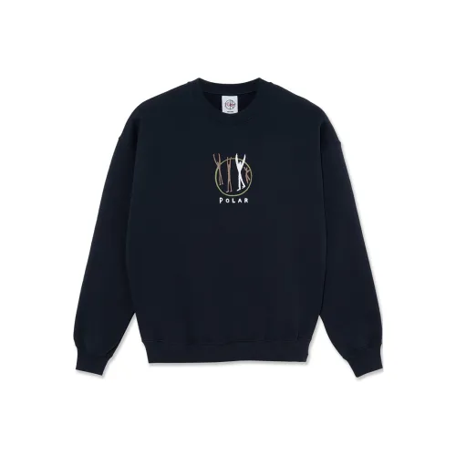 POLAR SKATE CO Темно-синий Унисекс Свитшоты