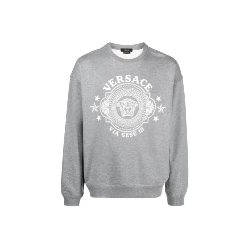 VERSACE Серый Мужской Свитшот