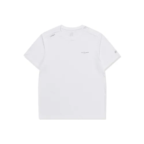 Erke Бег T-Shirt Унисекс True White