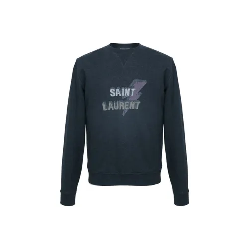 SAINT LAURENT Серый Мужской Свитшот