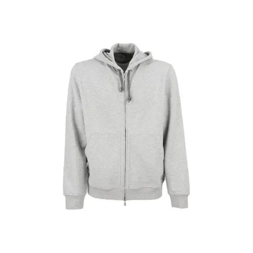 BRUNELLO CUCINELLI FW21 Свитшот Куртка Мужская Светло-Серый
