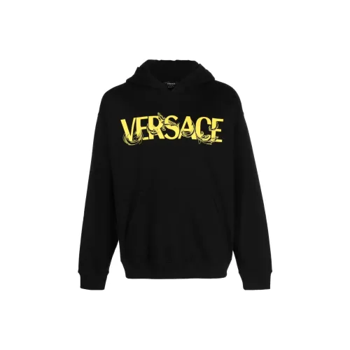 VERSACE Мужские черные свитшоты