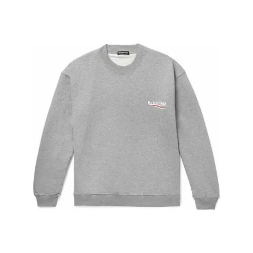 Balenciaga Свитшот Свободного кроя Мужской Серый
