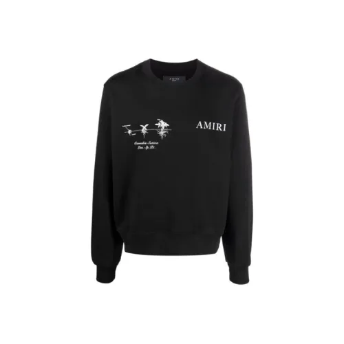 AMIRI Мужские черные свитшоты