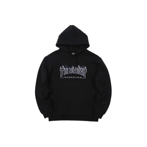 Thrasher Черный Унисекс Свитшоты