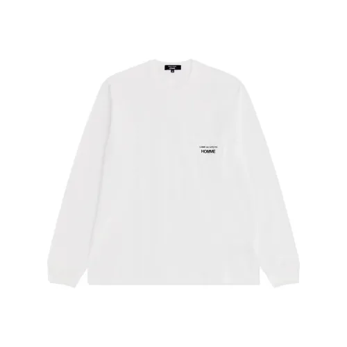 COMME Des GARCONS HOMME PLUS Белая Мужская T-рубашка