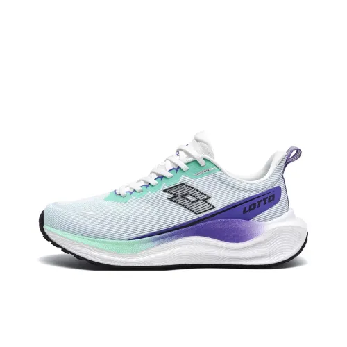 Lotto Diamond Speed Беговые кроссовки Низкий верх Белый/Бирюзовый Унисекс