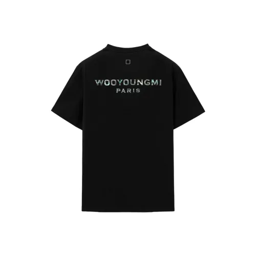 WOOYOUNGMI Мужские черные футболки