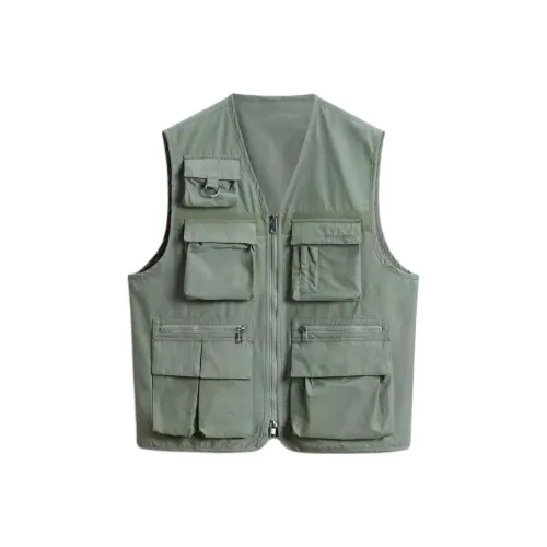 WOOLRICH SS25 Жилет Унисекс Зеленый