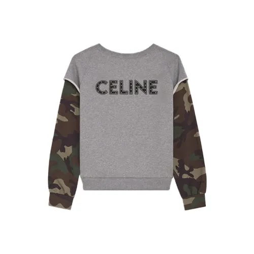 Celine Серый Мужской Свитшот