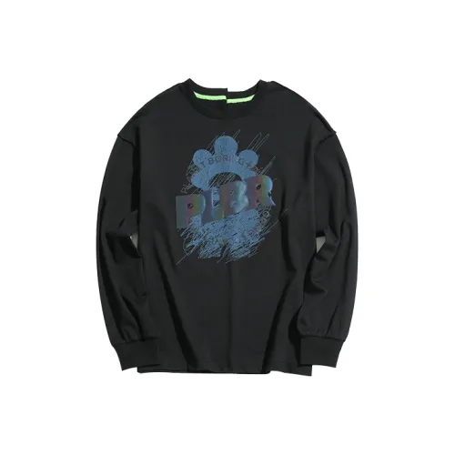 PLANET BORING Полночный черный Унисекс Свитшоты