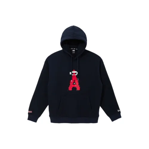 New Era Темно-синий Синий Мужской Свитшот