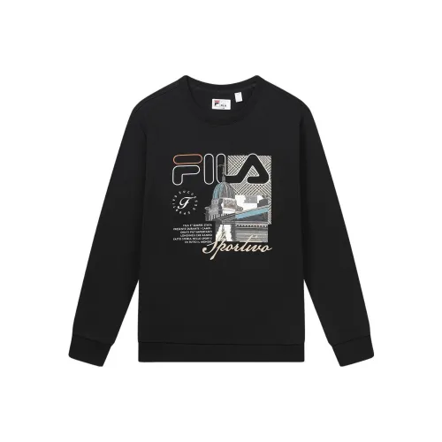 FILA Мужские черные свитшоты