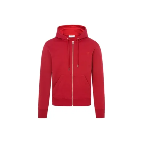 AMIPARIS Red Men's Sweatshirts AMIPARIS Красный Мужские Толстовки