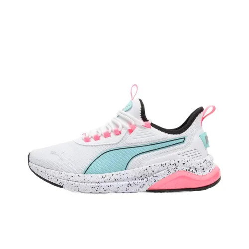 PUMA Amplifier Speckle Low Топ Кроссовки для тренировок Женские Белые Серебряные