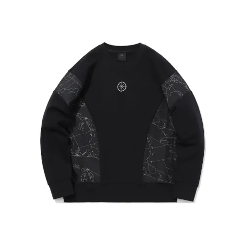 LINING Толстовка Мужская Черная Каменная Серый С принтом