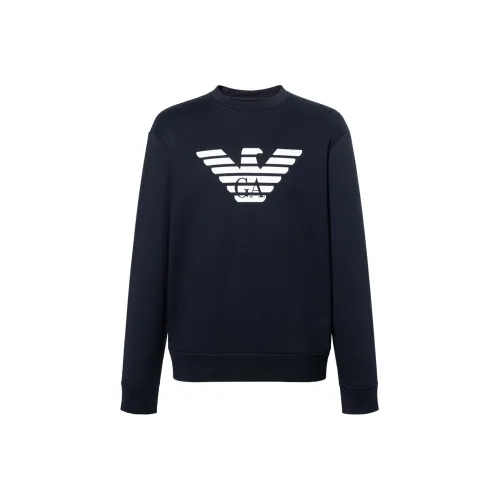 EMPORIO ARMANI Толстовка Мужская Темно-синяя