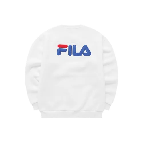 FILA FUSION TOKYO STUDIO Стандартный белый Унисекс Свитшоты