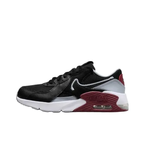 Nike Air Max Excee Low Топ Kids Lifestyle Shoes Черный серый красный Подростки