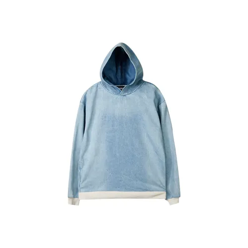 Slamble Промытый деним Унисекс Свитшоты