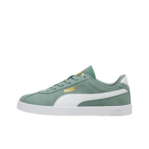 PUMA Club 2 Low Топ Детские Скейтбординги Зеленый Подростки