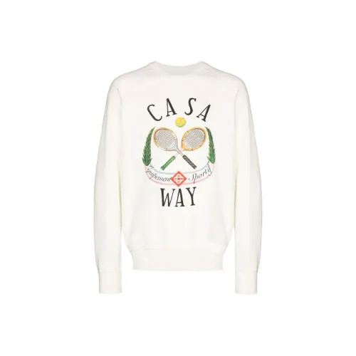 CASABLANCA Белый Мужской Свитшот