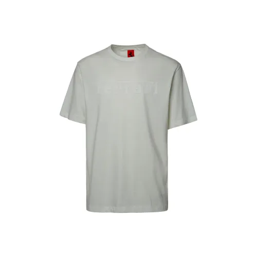 Ferrari White Men's T-Shirts Феррари Белые Мужские Футболки