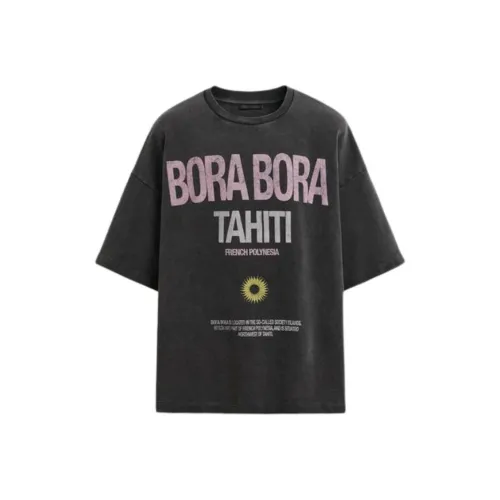 ZARA Carbon Gray Мужская T-рубашка