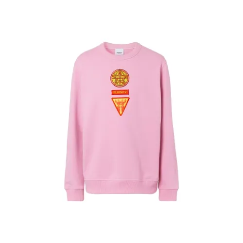 Burberry Розовый бабл-гам Красный Мужские Свитшоты