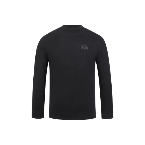 BOINIGAN VANITA Круглый вырез Стандартный Свитшот Мужской Черный