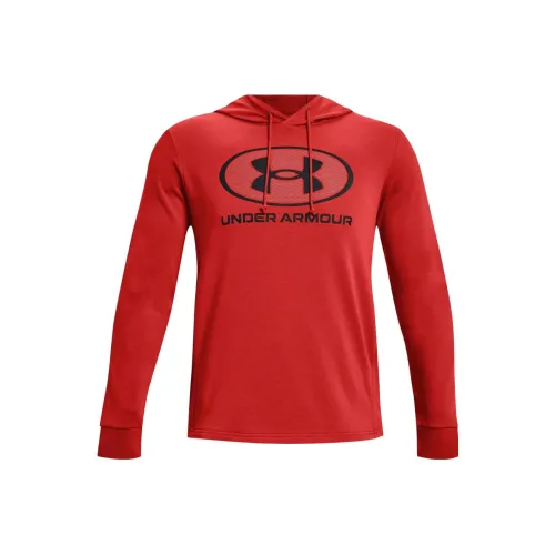Under Armour Rival Блестящий Красный Мужской Свитшот