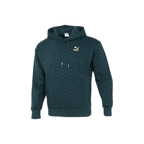 PUMA The Mascot T7 Зеленый Мужской Свитшот