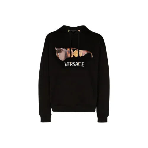 VERSACE Мужские черные свитшоты