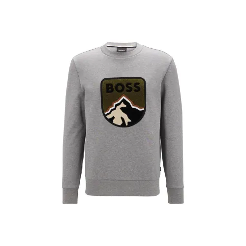 Hugo Boss Серый Мужской Свитшот