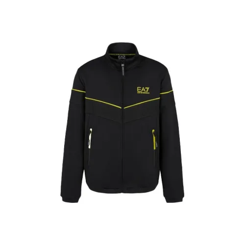 EMPORIO ARMANI EA7 Черные Мужские Свитшоты