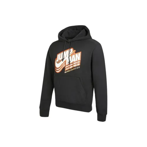 Джордан Черный Мужской Свитшот