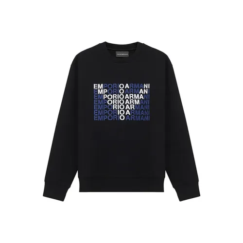 EMPORIO ARMANI Свитшот Мужской Черный